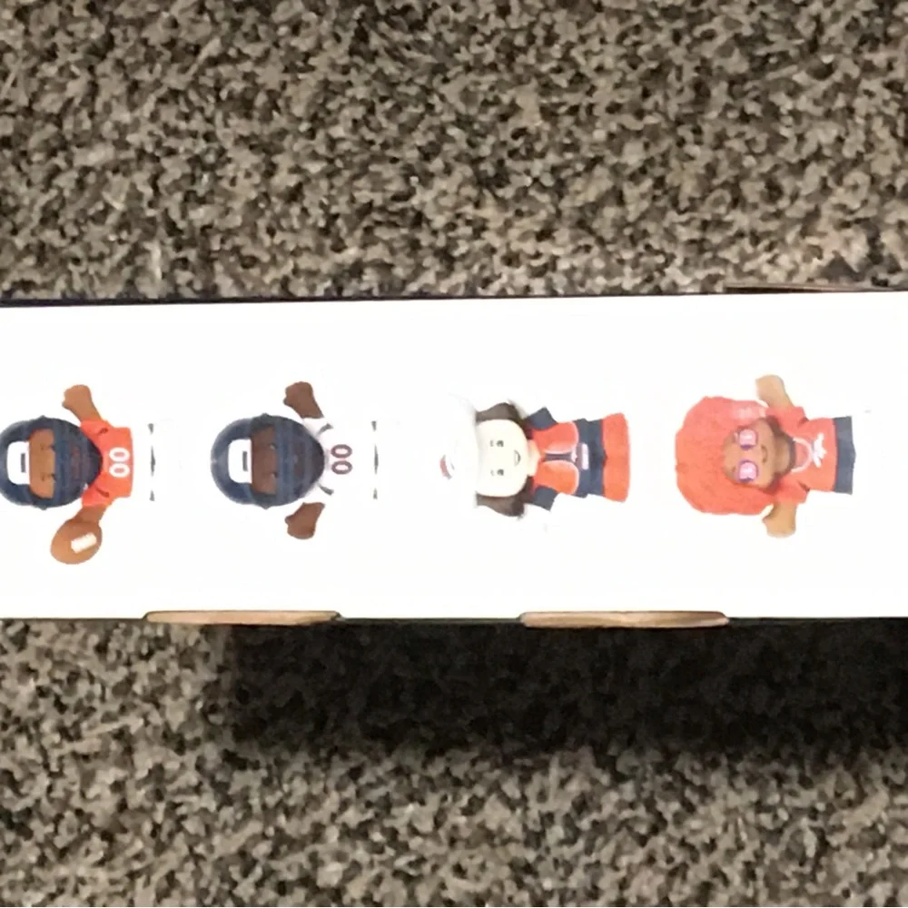 NFL Denver Broncos Action Figure Set - Black, White, Orange